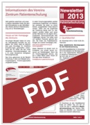 Der zweite Newsletter 2013 als PDF-Download
