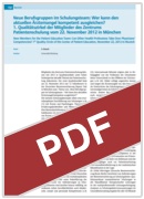 Bericht zum 1. Qualitätszirkel als PDF-Download