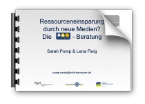 S. Pomp (Berlin) - Ressourceneinsparung durch neue Medien?