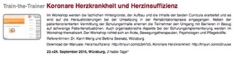 Flyer zum Workshop im September 2016